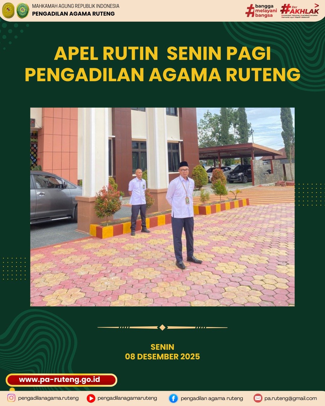 Apel Pagi 8 Des