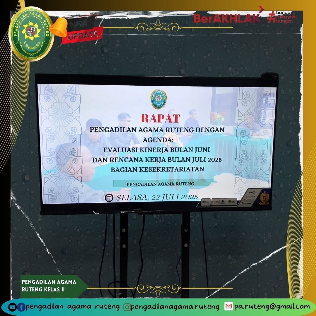 rapat monev kesekretariatan