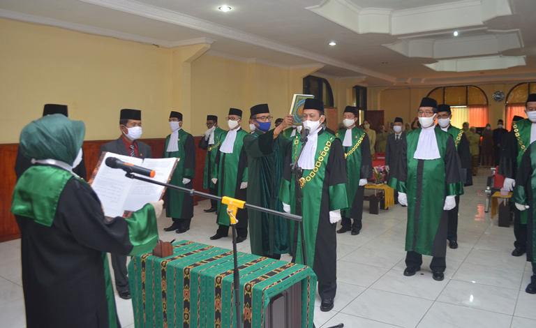 Pelantikan Wakil Ketua PTA Hakim Tinggi dan Ketua PA 06 agustus 2020 B