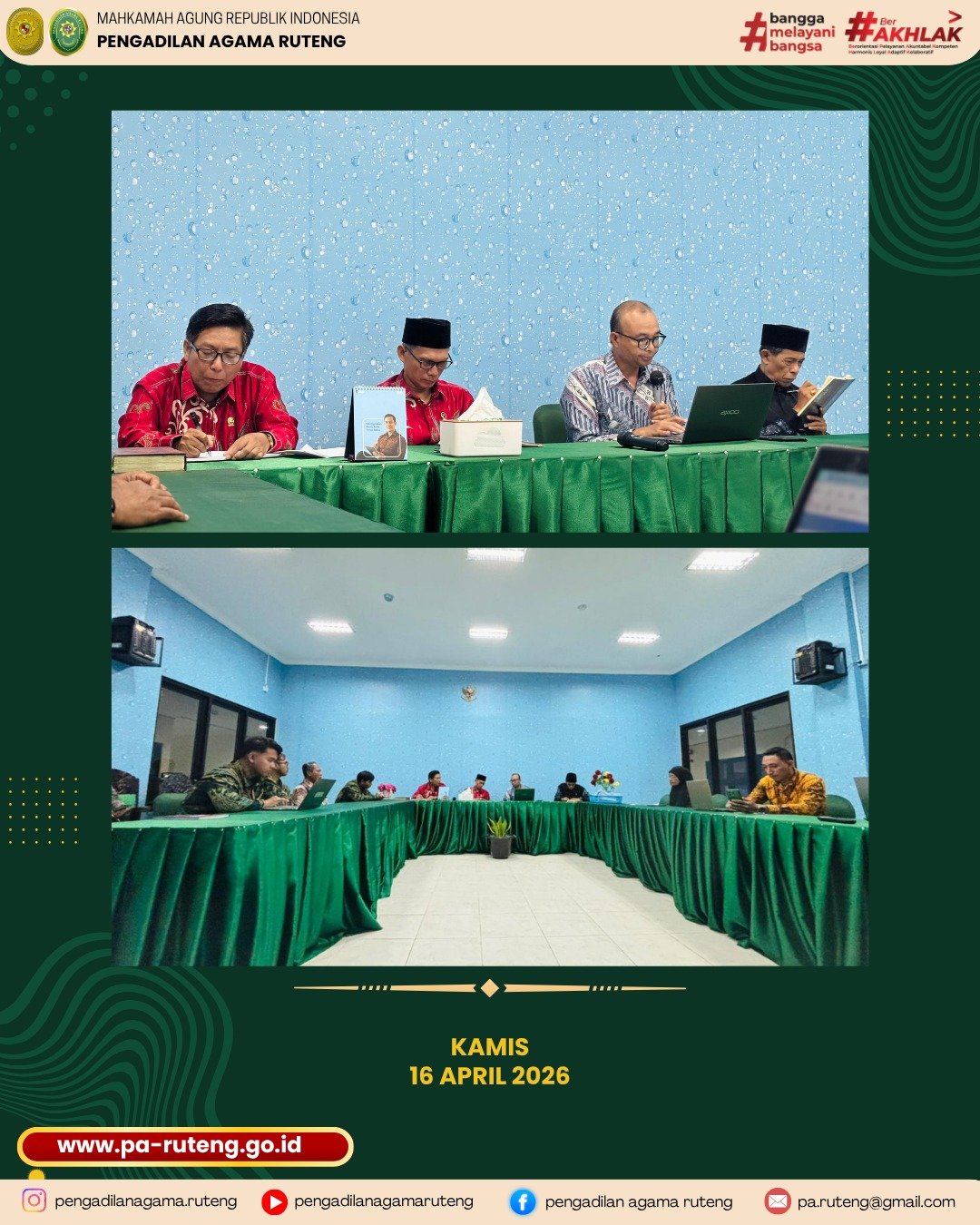 Rapat tindak lanjut binwas