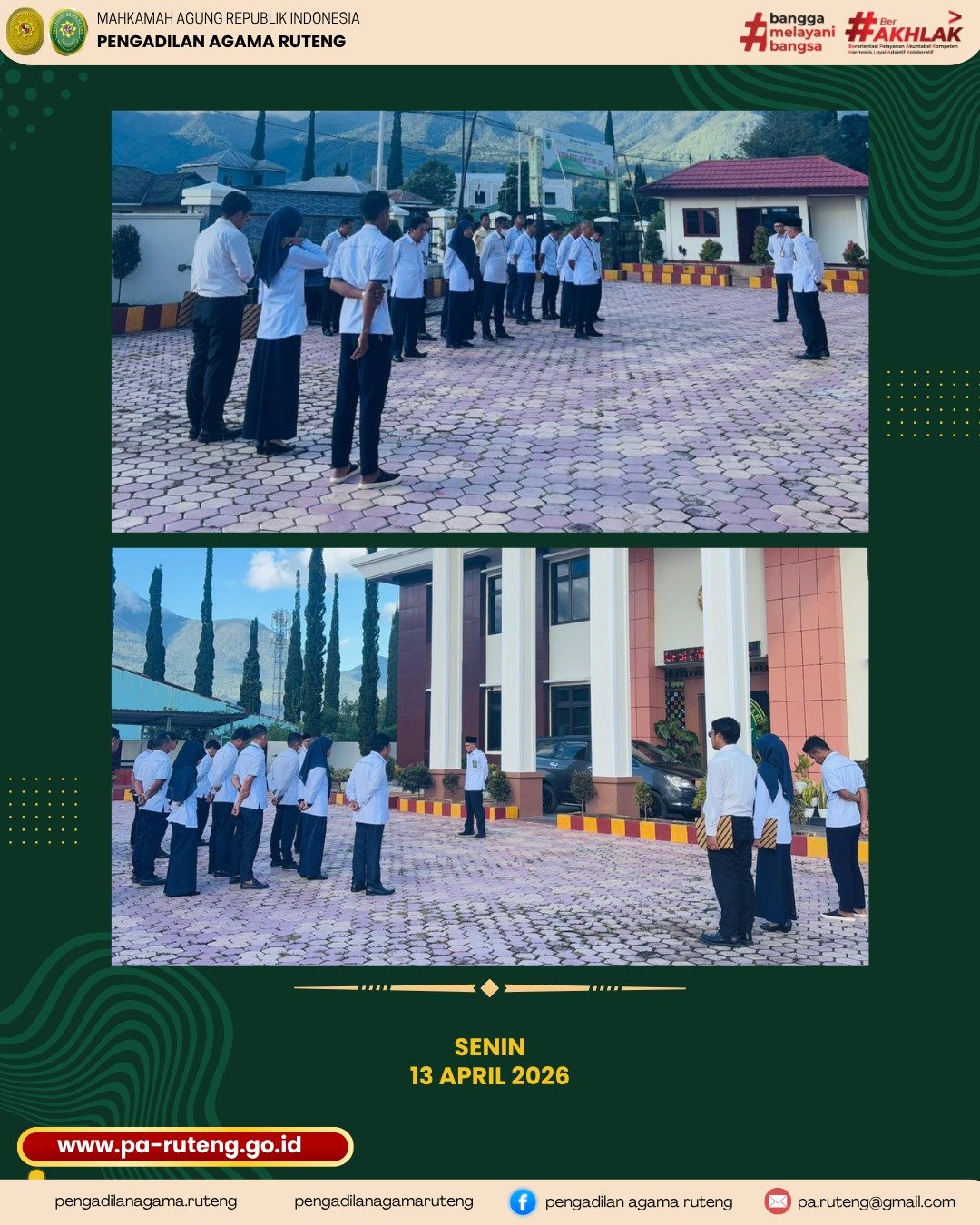 apel senin 13 April